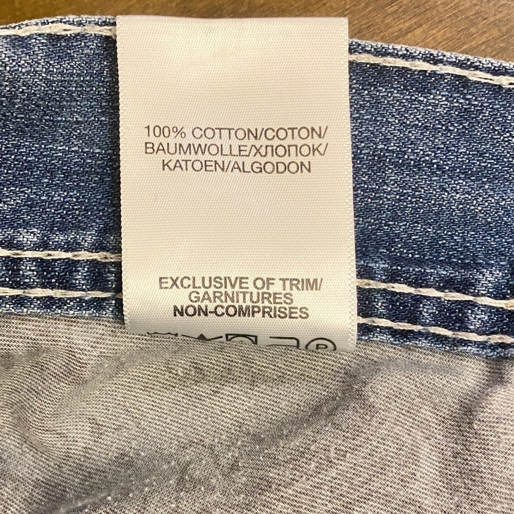 Silver Jeans 34x32 Nash Straight Leg 30” Inseam Mens Cotton Jeans Flap Pockets - Picture 11 of 14